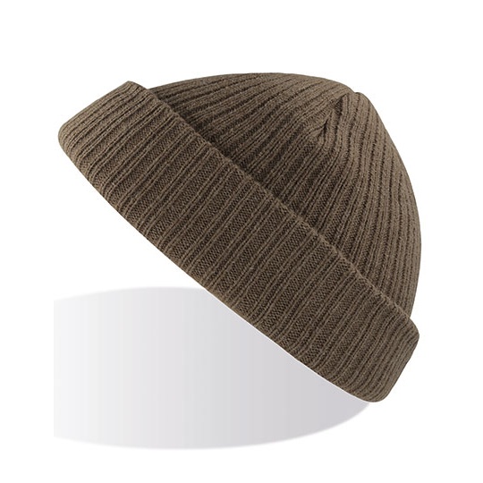 Czapka Beanie Dzianinowa AT796 - Dove Grey Melange