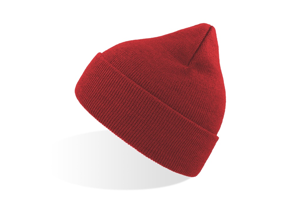 Czapka Beanie Dwuwarstwowa Akrylowa AT799 - Off Red