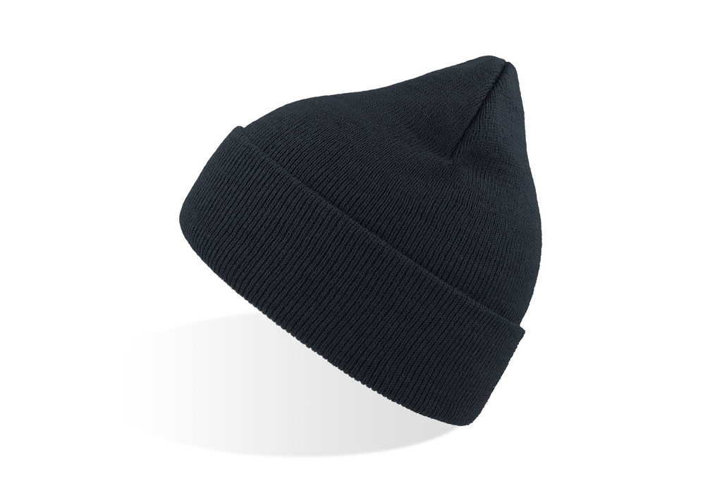 Dwuwarstwowa czapka beanie AT799 - Navy