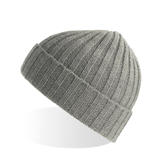 Czapka Rybacka Prazkowana Poliester z Recyklingu AT803 - Light Grey Melange