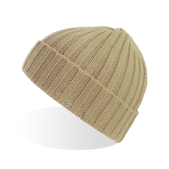 Czapka Rybacka Prazkowana Poliester z Recyklingu AT803 - Beige