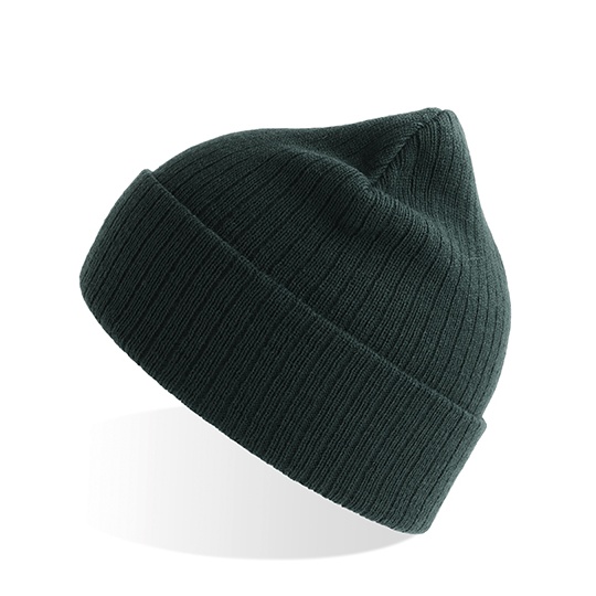 Czapka dwuwarstwowa prążkowana AT804 - Bottle Green