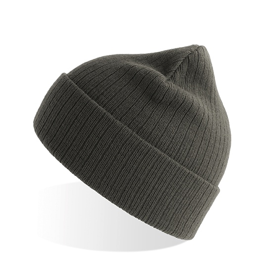 Czapka dwuwarstwowa prążkowana AT804 - Olive