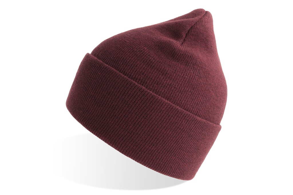 Dwuwarstwowa czapka AT805 - Burgundy Melange