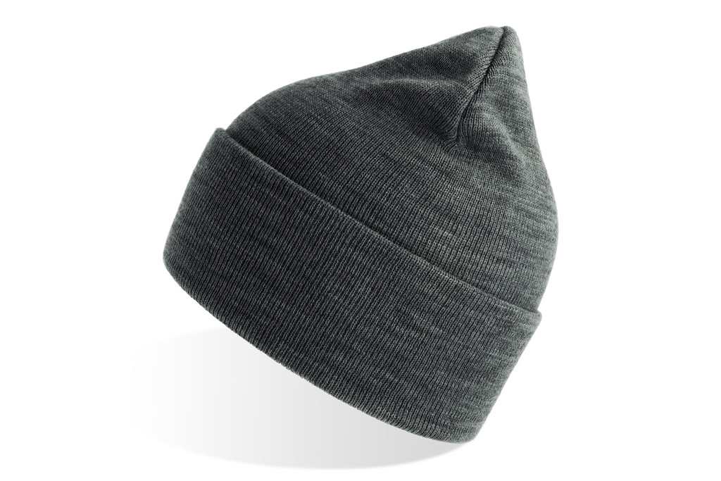 Dwuwarstwowa czapka AT805 - Dark Grey Melange