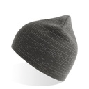 Czapka Beanie Odblaskowa Poliester z Recyklingu AT806 - Dark Grey Melange