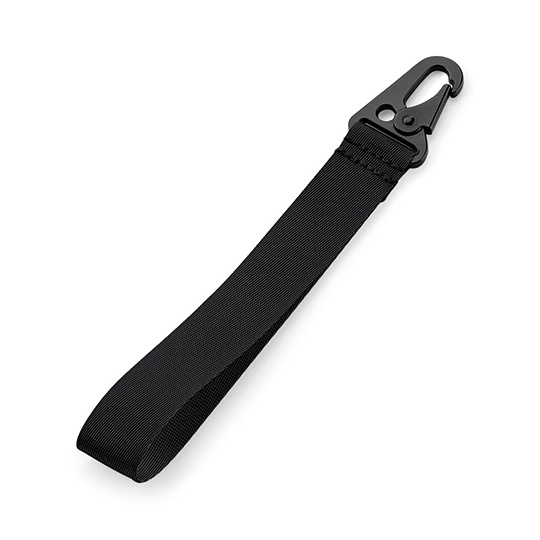 Pleciony brelok z karabińczykiem BG100 - Black