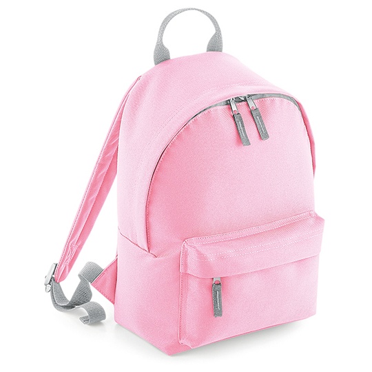 Plecak Mini Miejski Poliester 600D BG125S - Classic Pink & Light Grey