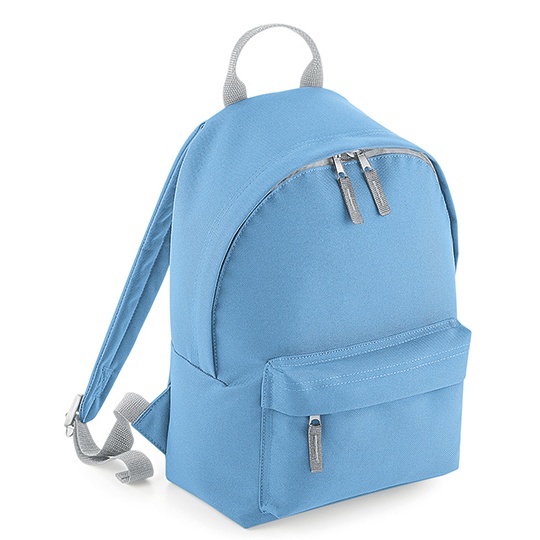 Plecak Mini Miejski Poliester 600D BG125S - Sky Blue & Light Grey