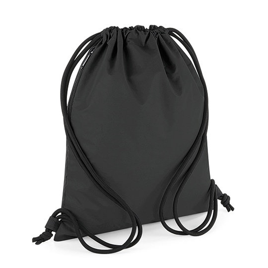 Plecak Worek Sportowy Odblaskowy Poliester BG137 - Black Reflective