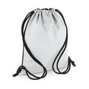 Plecak Worek Sportowy Odblaskowy Poliester BG137 - Silver Reflective