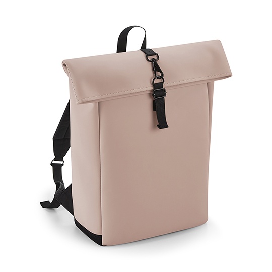 Plecak Roll-Top Wodoodporny Recykling BG335 - Nude Pink