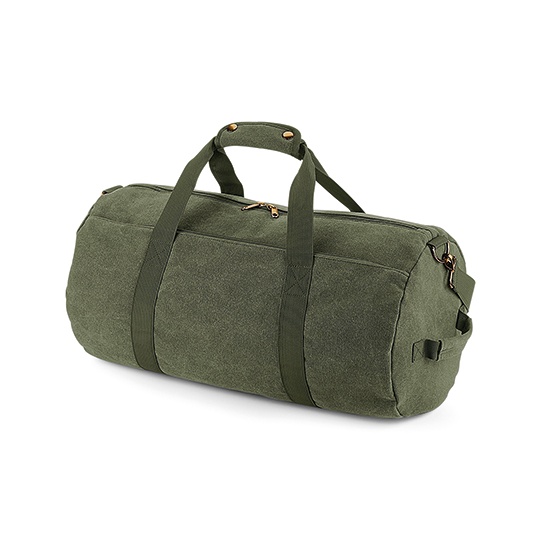 Torba Beczkowa Plocienna Bawelniana BG655 - Vintage Military Green