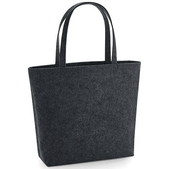 Torba na ramię z filcu BG721 - Charcoal Melange