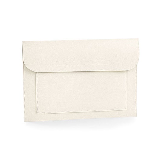 Filcowe etui na laptopa i dokumenty BG726 - Soft White