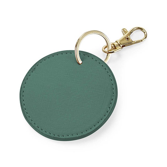 Brelok Okragly Poliuretan Saffiano BG745 - Sage Green
