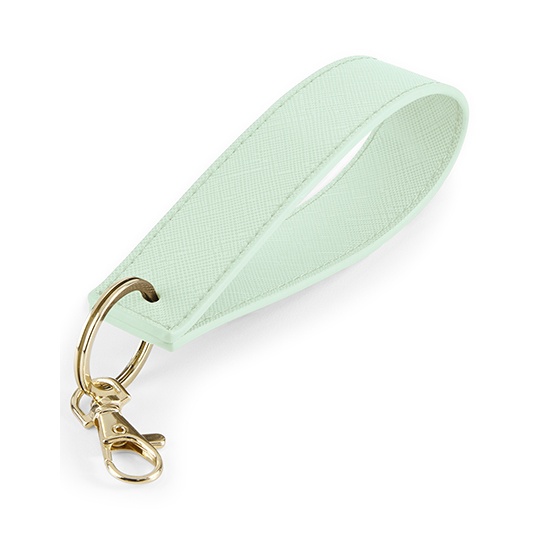 Brelok Pasek na Nadgarstek Poliuretan Saffiano BG747 - Soft Mint
