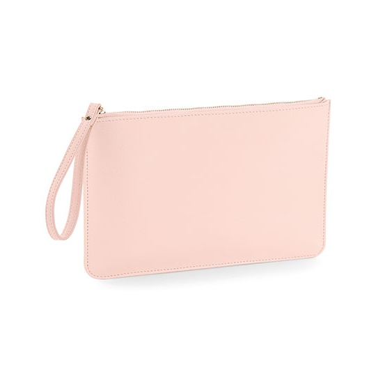 Saszetka Elegancka Sztuczna Skora Saffiano BG750 - Soft Pink