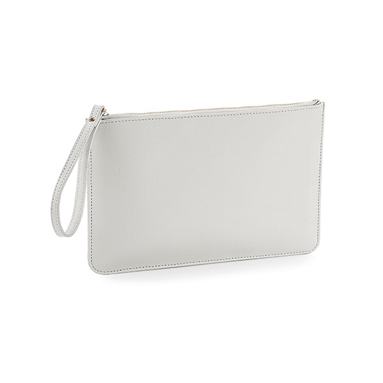 Saszetka Elegancka Sztuczna Skora Saffiano BG750 - Soft Grey