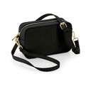 Torebka na ramię z usztywnianą strukturą BG758 - Black