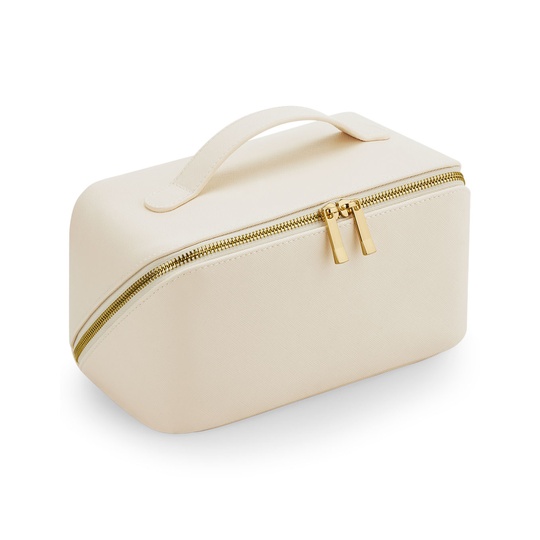 Kosmetyczka Plaski Kroj Poliuretan Saffiano BG762 - Oyster