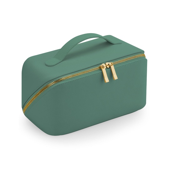 Kosmetyczka Plaski Kroj Poliuretan Saffiano BG762 - Sage Green