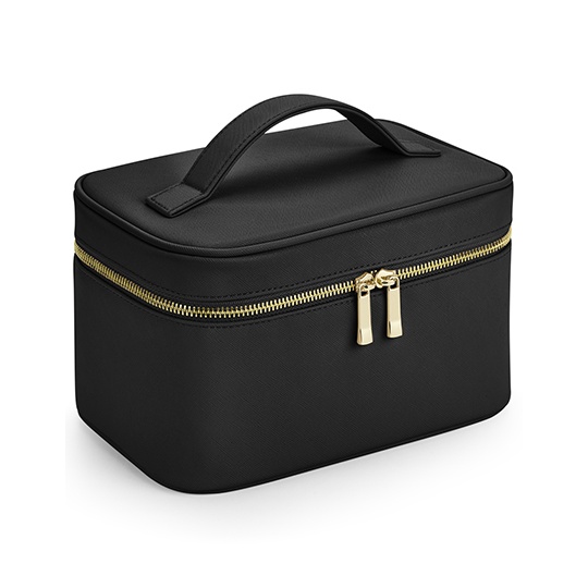 Kosmetyczka Uniwersalna Poliuretan Saffiano BG763 - Black
