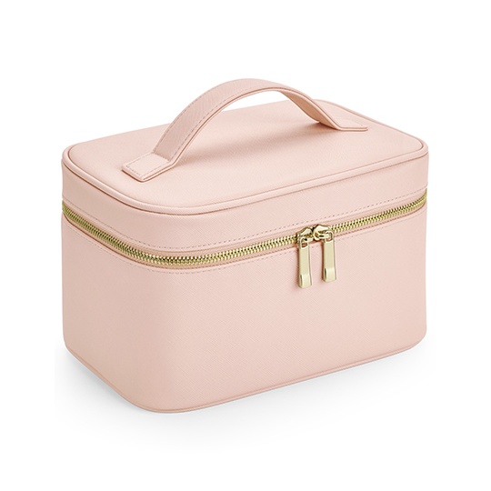 Kosmetyczka Uniwersalna Poliuretan Saffiano BG763 - Soft Pink