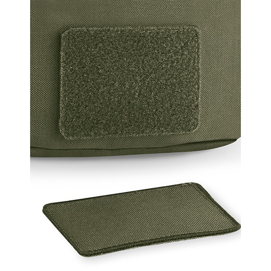 Naszywka Prostokatna Poliester 600D Rzep BG840 - Military Green