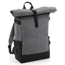 Plecak roll-top Poliester 600D BG858 - Grey Marl & Black