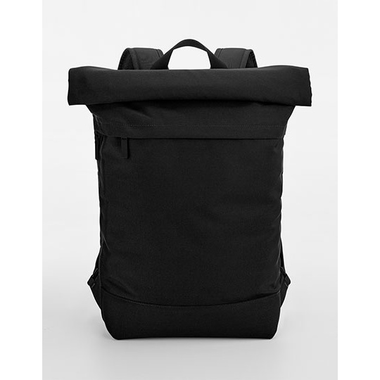 Plecak Miejski Roll-Top Wodoodporny z Recyklingu BG870 - Black