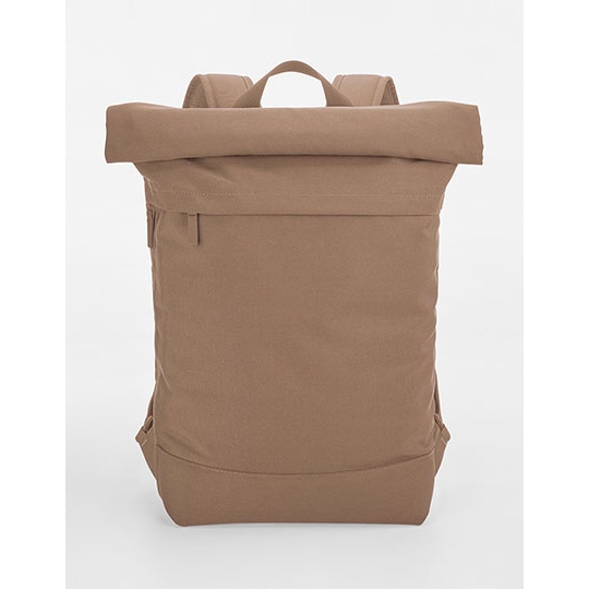 Plecak Miejski Roll-Top Wodoodporny z Recyklingu BG870 - Hazelnut