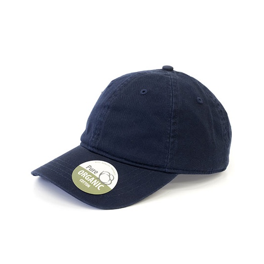 Czapka 6-panelowa Bawelna Organiczna BW7018 - Navy