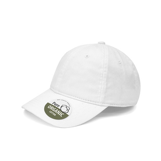 Czapka 6-panelowa Bawelna Organiczna BW7018 - White
