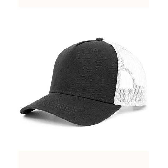Czapka Trucker 5-Panel Poliester Recykling BW7020255 - Black & White