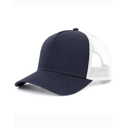 Czapka Trucker 5-Panel Poliester Recykling BW7020255 - Navy & White