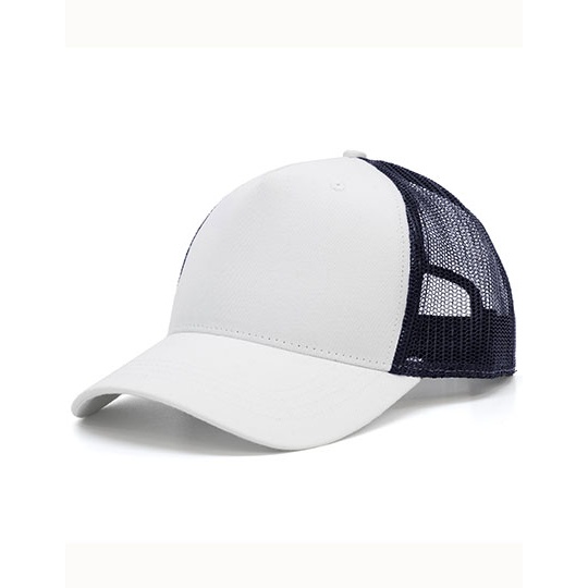 Czapka Trucker 5-Panel Poliester Recykling BW7020255 - White & Navy