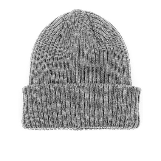 Czapka Rib POLYLANA® BW801953 - Grey Melange