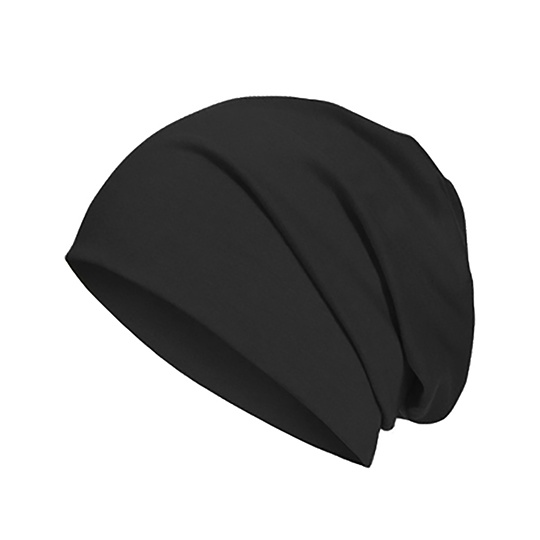Czapka Dzianinowa Bawelna Organiczna BW8021 - Black