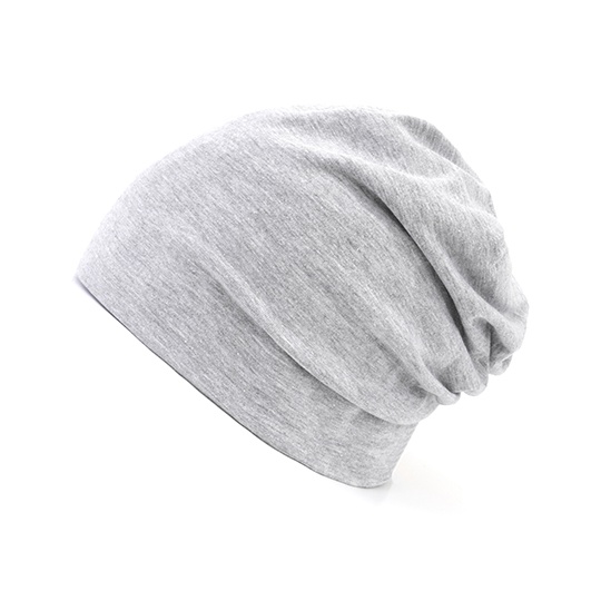 Czapka Dzianinowa Bawelna Organiczna BW8021 - Heather Light Grey