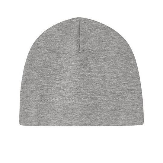 Czapeczka Niemowleca Bawelna Organiczna BZ62 - Heather Grey Melange