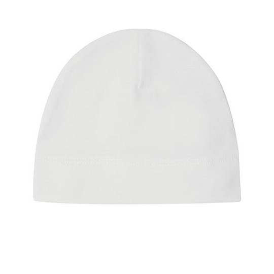 Czapeczka Niemowleca Bawelna Organiczna BZ62 - White