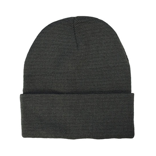 Czapka Dzianinowa Przetworzony Poliester C1456 - Dark Grey