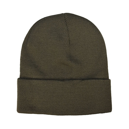 Czapka Dzianinowa Przetworzony Poliester C1456 - Olive Green