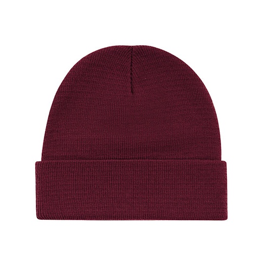 Czapka z dzianiny C1456 - Bordeaux