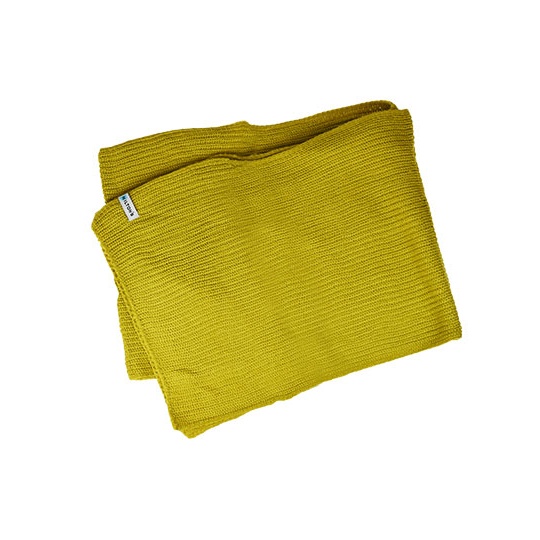 Szalik dzianinowy C1486 - Mustard