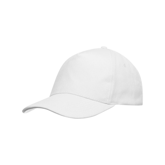 Czapka 5-panelowa Bawelniana C2116 - White