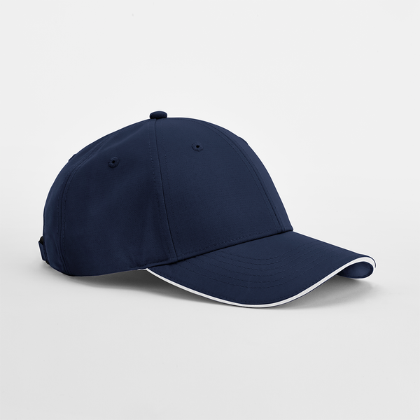 Czapka 6-panelowa Poliester z recyklingu CB195R - French Navy & White
