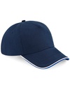 Czapka 5-panelowa CB25c - French Navy & Bright Royal