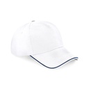 Czapka 5-panelowa CB25c - White & French Navy